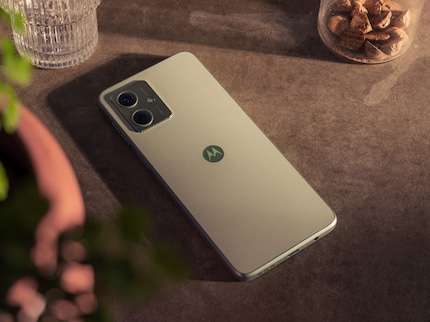 Il Moto G54 in «Verde menta».