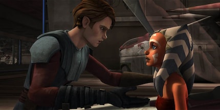 Anakin became Ahsoka’s Master early in the Clone Wars.