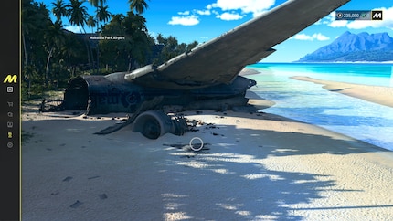 L’Oahu virtuelle est pleine d’easter eggs. C’est ici que j’ai découvert les débris du vol Oceanic 815, l’avion écrasé de la série culte « Lost ».