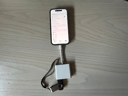 Lors de l’essai, même la clé USB bon marché a fonctionné.