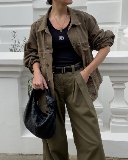 Digital Creator Francesca Saffari with Jodie by Bottega Veneta. Image: Instagram @francescasaffari