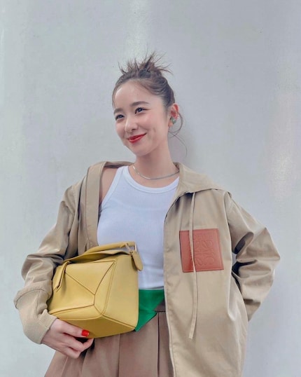 Actor Mayu Hotta with the Loewe original. Image: Instagram @mayuhotta