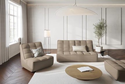 Le Togo de Ligne Roset est convaincant en solo ou en groupe. Les citations seventies reprennent également cette caractéristique.