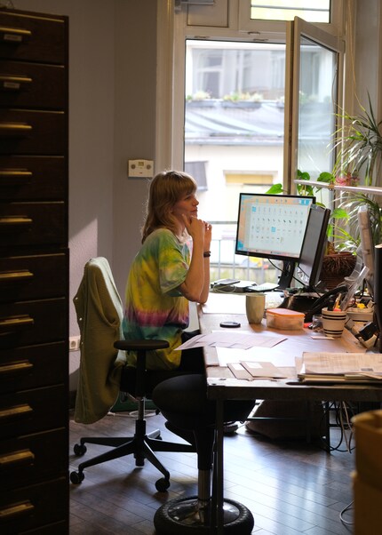 Katharina Gellert takes on many different tasks at Liv Interior.