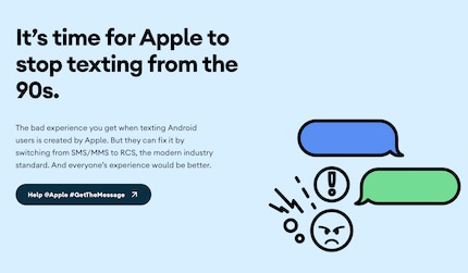 «Alle wären besser dran» – in seiner Werbekampagne appelliert Google an Apples Gemeinschaftssinn.