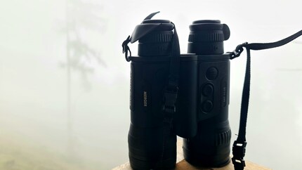 Con la Pulsar Merger LRF XL50 nella nebbia.
