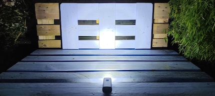 Ungefähr so musst du dir die Fahrt mit 350 Lumen vorstellen