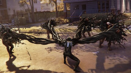 Nel momento in cui Peter ottiene i poteri di Venom, il gioco spicca davvero il volo.