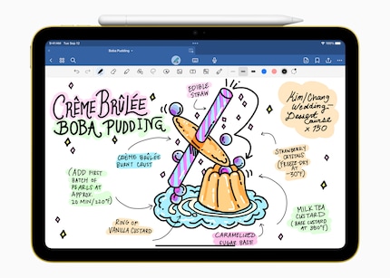 L'Apple Pencil dans son environnement naturel.
