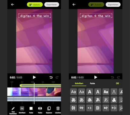Con l'app Video Creator creo un reel con le mie foto e i miei video, con tanto di testo, in pochi clic.