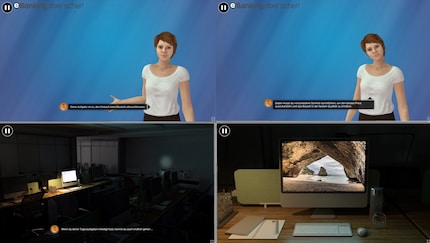 At the beginning of the game, you’ll receive a short briefing. After that, you get to sit down at your PC in the office and do your last task of the day.
