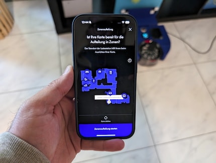 Dans l'application, vous pouvez diviser votre appartement en zones