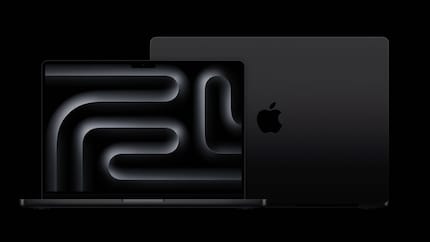 «Space Black» is the new colour of the MacBook Pro with M3 Pro and M3 Max. The laptop is also still available in silver. «Space grey» is only available for the 14-inch MacBook Pro with M3.