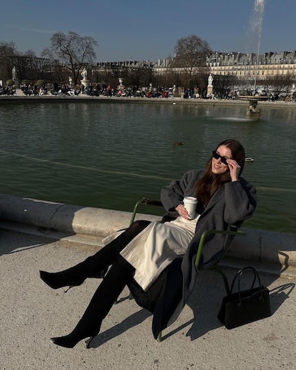 L’influenceuse Annabel Rosendahl à Paris.