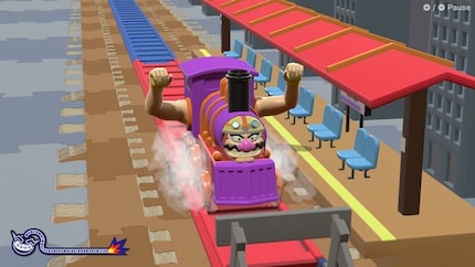 Qui remo con le braccia per muovere una locomotiva.