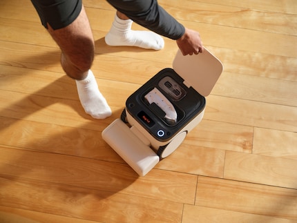 Le Matic a un sac à poussière qui absorbe également les liquides.