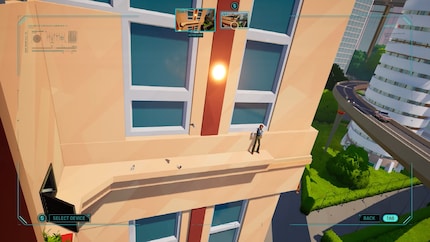 Angela can control doors, cameras and elevators remotely.