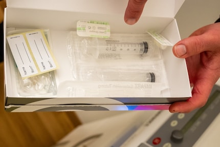 Queste siringhe vengono utilizzate per prelevare il sangue dai pazienti.