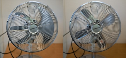 L’effet de rolling shutter de l’obturateur électronique (à gauche) est considérable. Mais avec le Z f, on utilise presque toujours l’obturateur mécanique (à droite).