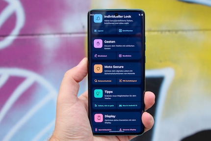Motorola ha riassunto alcune impostazioni dell'app Moto.