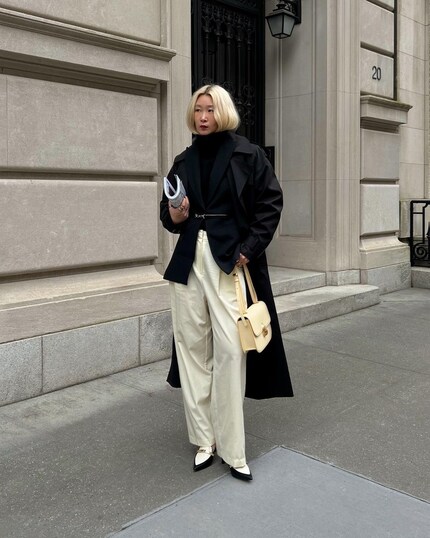 Elegant layering, perfect for the office.