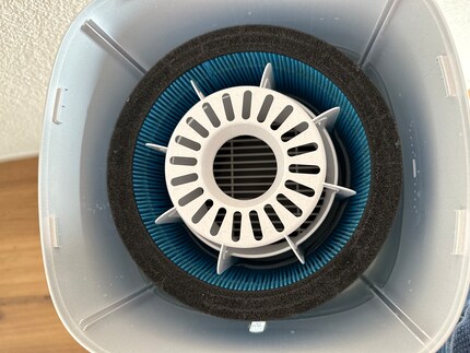 Der «Nanocloud»-Filter sorgt dafür, dass nur reiner Wasserdampf in den Raum abgegeben wird.