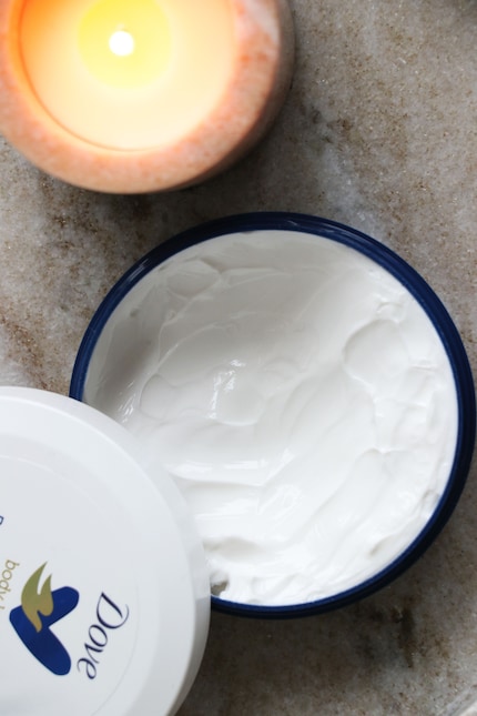 My souvenir from Hamburg – the skin care cream by Dove.