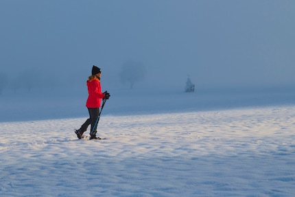 Le racchette da neve offrono un'esperienza speciale nella natura in inverno.