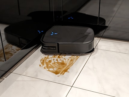 Mit der verschmierten Sojasauce haben alle Roboter ihre Probleme.