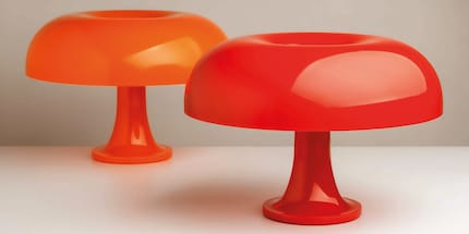 Die Kunststoff-Lampe Nessino gilt als internationale Ikone des modernen Designs.