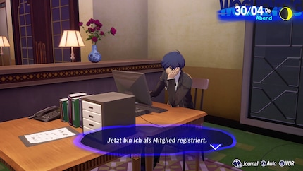 Le attività insignificanti tirano il gioco per le lunghe. Qui mi sono registrato come membro di un ristorante.