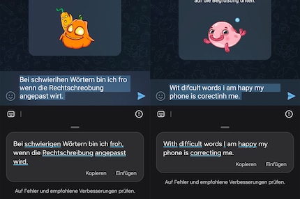 L'intelligenza artificiale di Samsung corregge gli errori di battitura e di ortografia con la semplice pressione di un tasto.