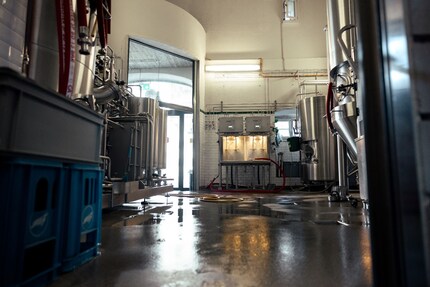 Les bières Pilgrim sont mises en bouteille à la main.