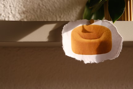 Der «Pumpkin Chair» des französischen Designers Pierre Paulin gleicht einem riesigen Kürbis.