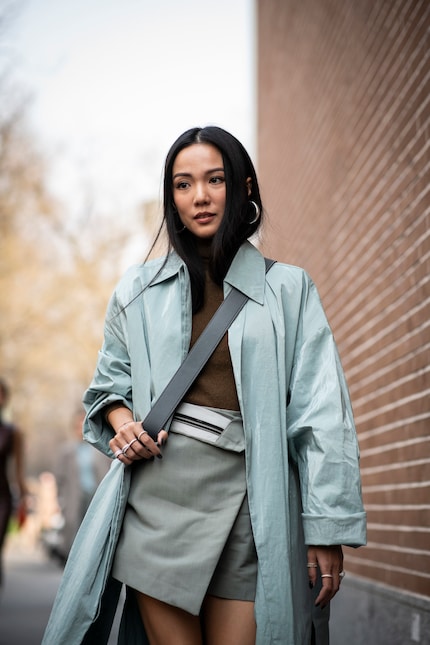 Timeless and cool: Blue plus brown.