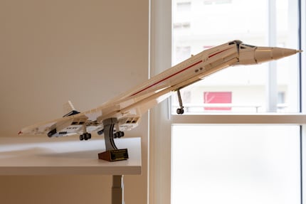 Le Concorde Lego est tellement grand que j’ai du mal à le faire rentrer entièrement sur une photo.