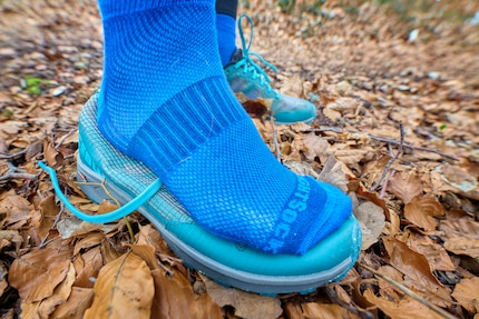 Two-layer and comfortable to wear: the Wrightsock Coolmesh II. 