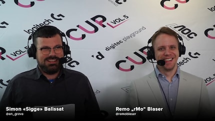 Simon e Remo commentano il Playground Vol. 5 durante il quale si è giocato a «CS:GO».