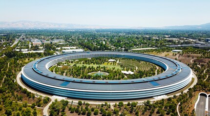 Im Apple-Campus in Cupertino haben die Anwälte derzeit viel zu tun.