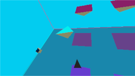 Der erste 3D-Plattformer ist noch nicht so ausgereift wie zum Beispiel «Super Mario 64». Der Schatten dient als Indikator für den Standort der springenden Spielfigur.