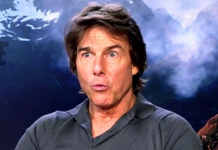 Une seule chose tombe chez le cascadeur professionnel Tom Cruise : sa mâchoire.