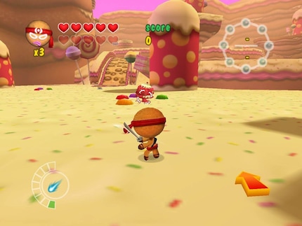Sieht erstmal witzig aus, gibt spielerisch aber nichts her: «Ninjabread Man».