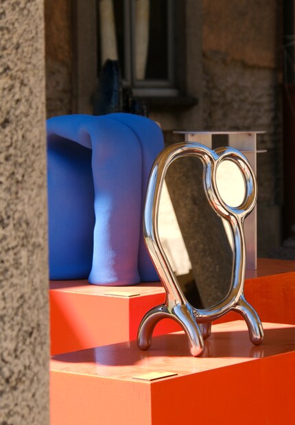 «Mi-RR 13»-Sofa von Studio Speculo | Aluminium, Spiegel