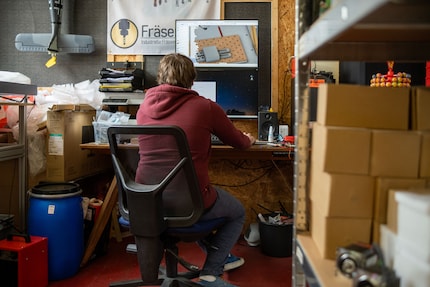 Kevin a passé des dizaines d’heures à bricoler les différentes pièces de la Kubus Pro.