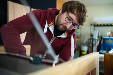 Kevin a toujours aimé bricoler.