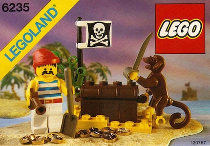 Avec l'arrivée des pirates, les mini-figurines Lego ont acquis de nouvelles caractéristiques faciales.