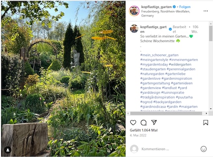 Diverso dal giardino ornamentale è il motto: ...