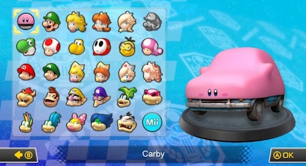 Malheureusement, Nintendo n’a pas encore repris et intégré le « Carby » modelé dans le jeu. capture d’écran : Reddit