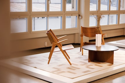 La collezione «Block» si ispira ai blocchi di cemento del Museo Yves Saint Laurent.