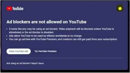 YouTube sta diventando sempre più insistente nella sua lotta contro gli adblocker.